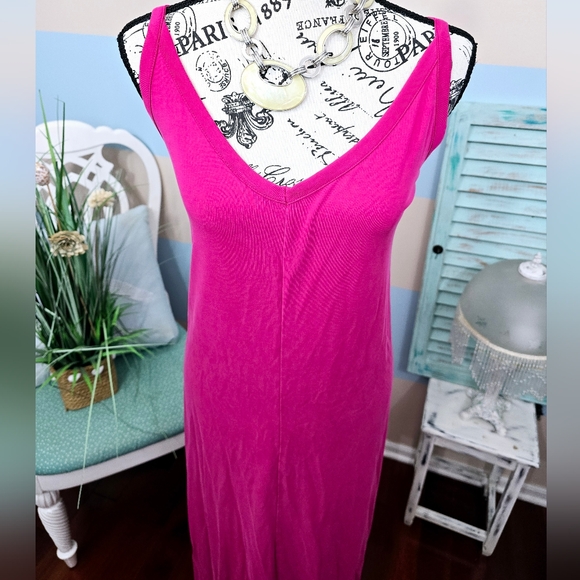 A New Day Pink Midi Slip Dress - Picture 4 of 10